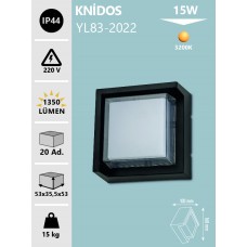 7W DIŞ MEKAN APLİK GÜNIŞIĞI- KNİDOS